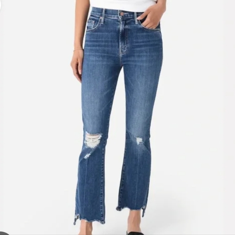 MOTHER The Insider Crop Flare Jeans